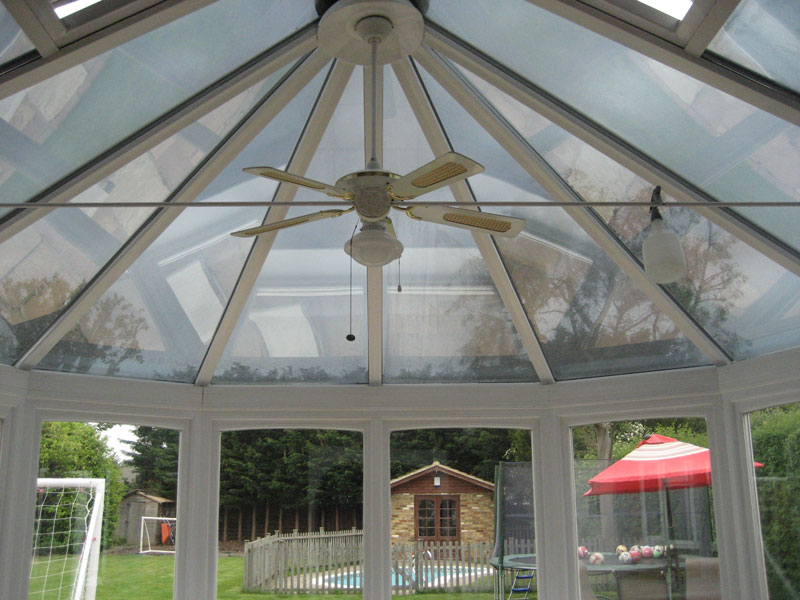 conservatory roof tinting